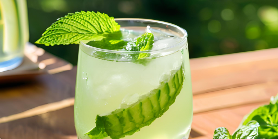 Komkomermunt groene thee